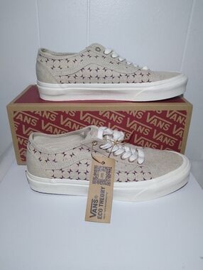 Vans Eco Theory Womens 8.5 Old Skool Tapered Checkerboard Port VN0A54F4PRT